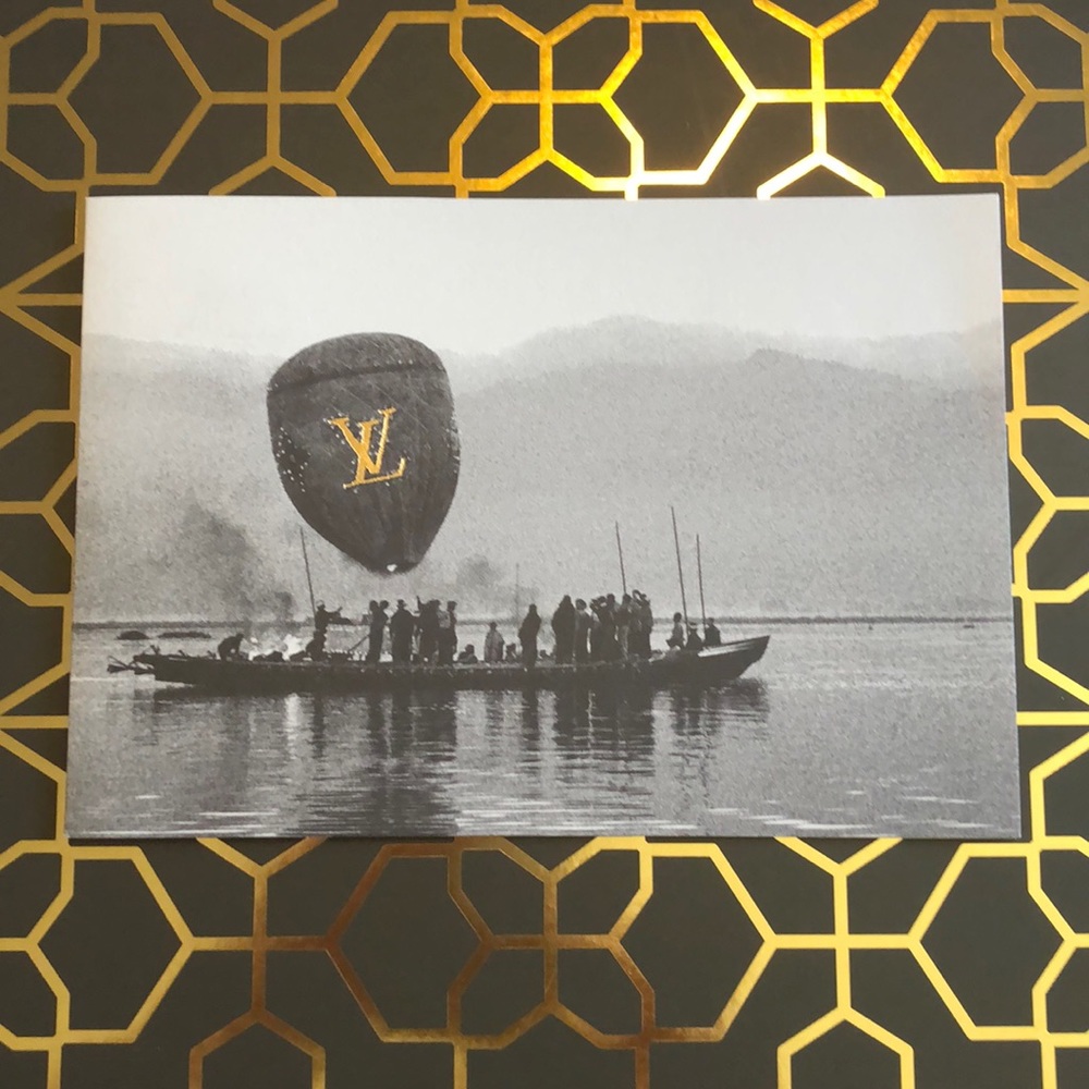 Louis Vuitton “Best Wishes for 2005” greeting foldout card